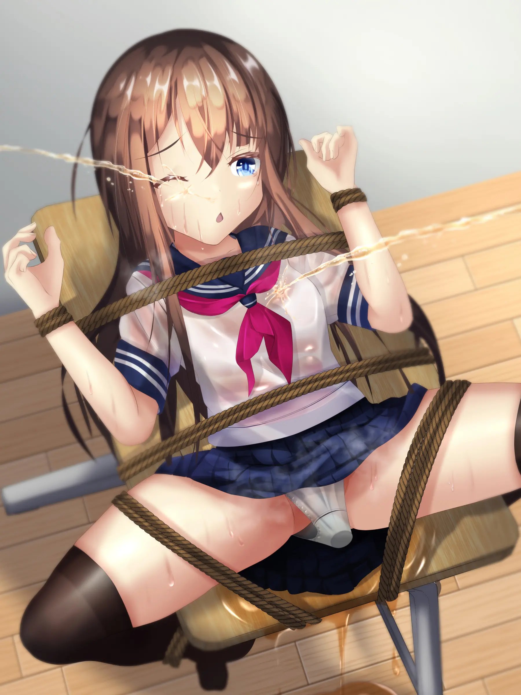 Onnanoko Ga Seieki To Oshikko Mamire Ni Naru Dake No CG-Shuu | 여자아이가 정액과 오줌 범벅이 되기만 하는 CG 모음집